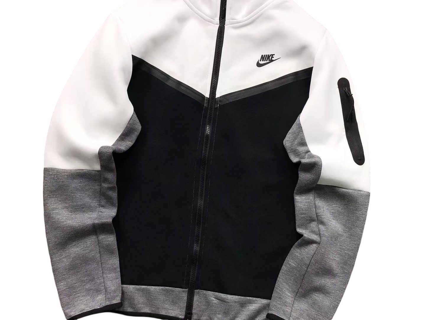 Nike Tech Fleece 2024 Zip Hoodie White/Black/Grey