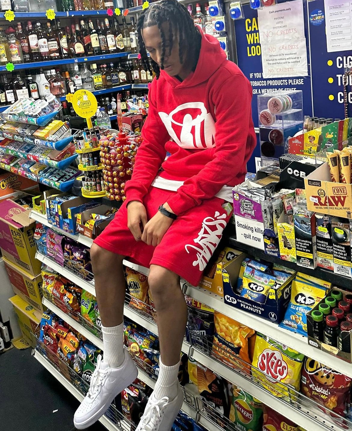 Syna World Team Hood Twinset Red