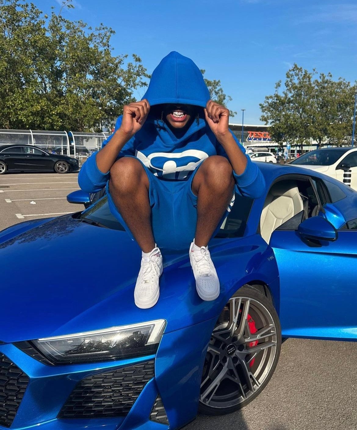 Syna World Team Hood Twinset Blue