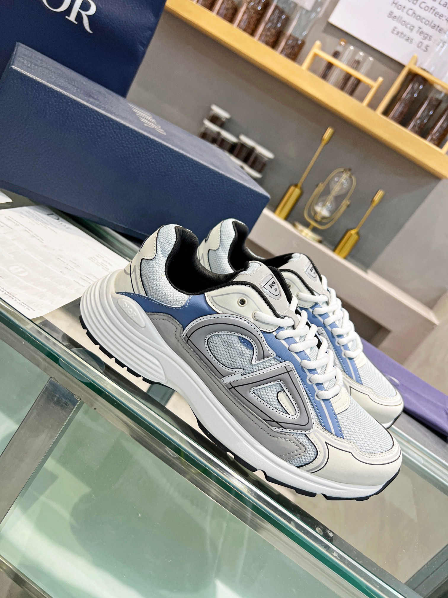 Dior B30 White/Grey/Blue
