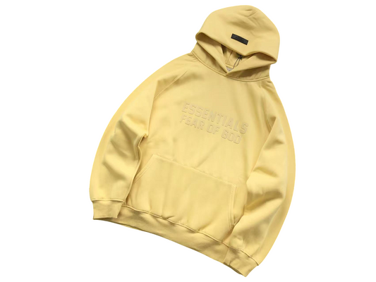 Fear Of God Essentials Hoodie Baby Yellow