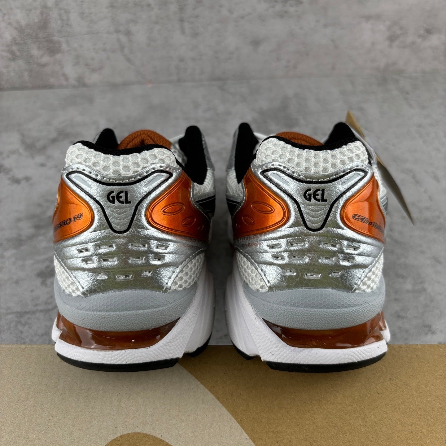Asics Gel-Kayano 14 White Piquant Orange