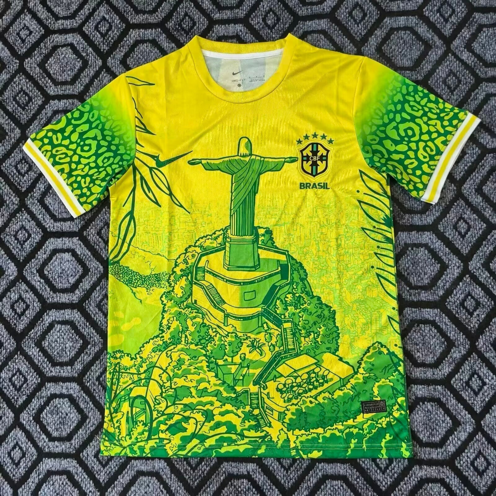 Nike Brazil Cristo Jersey Green