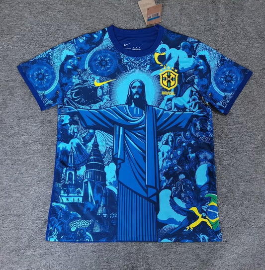 Nike Brazil Christ Jersey Blue