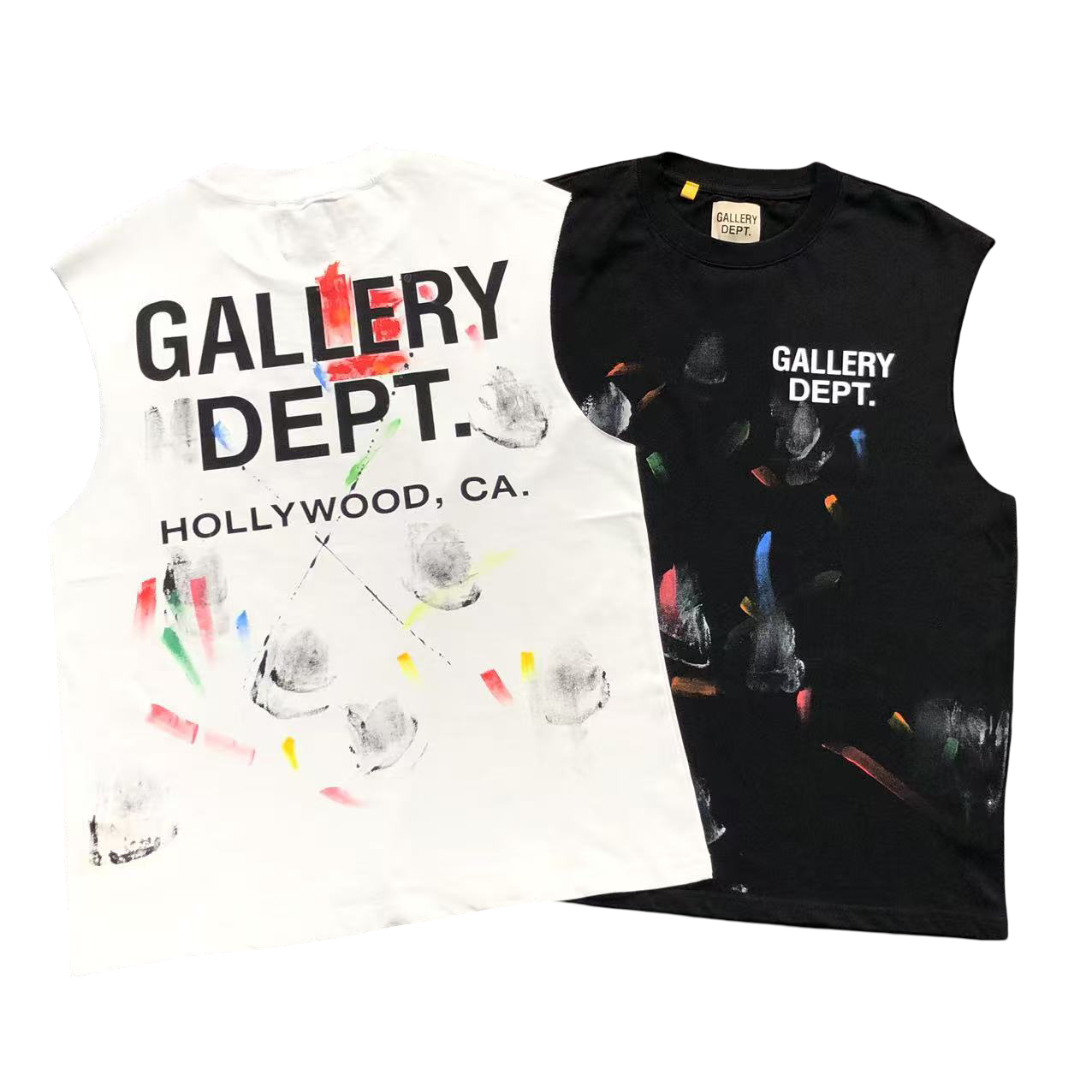 GALLERY DEPT. Painted Sleeveless Black