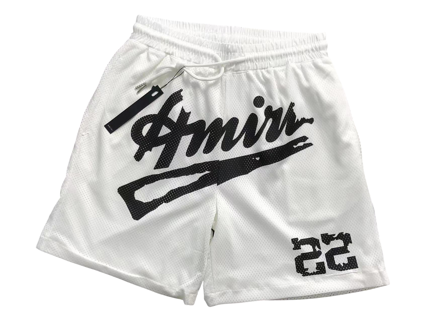 AMIRI Basketball 22 Short Set White