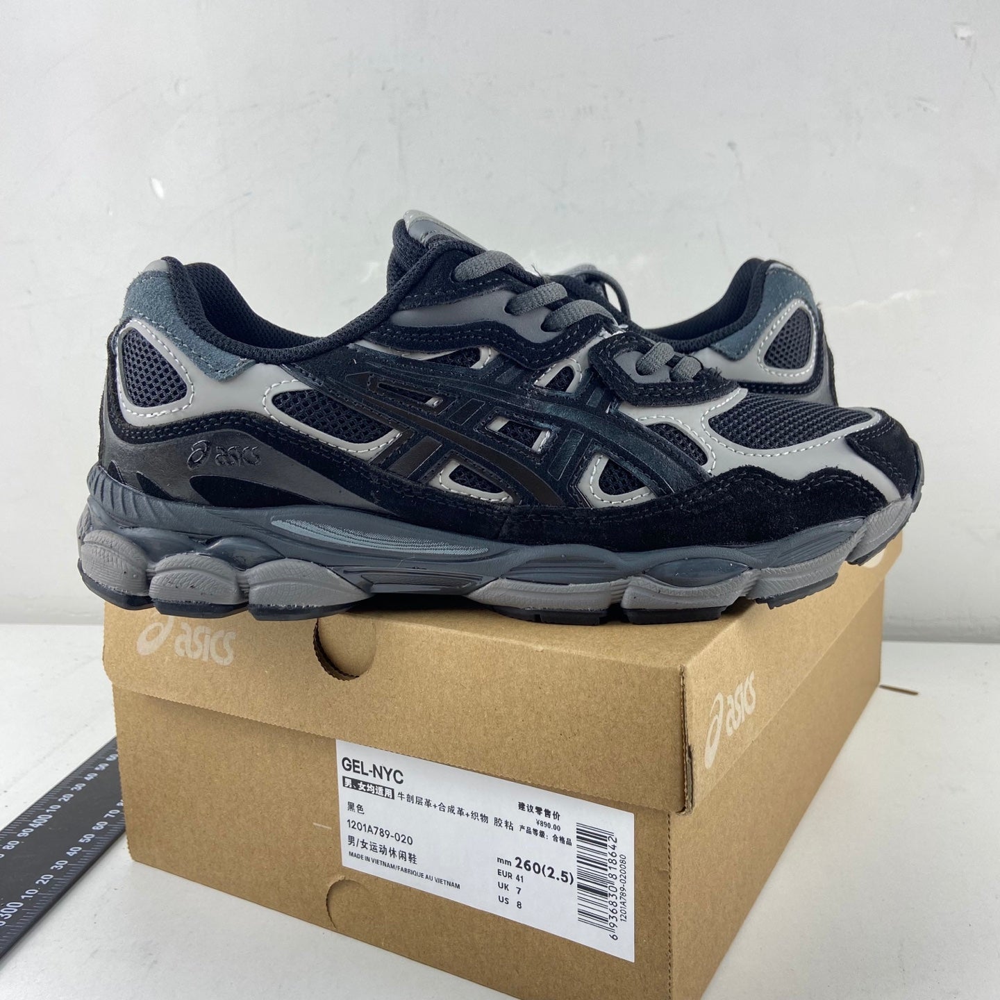 ASICS Gel-NYC Graphite Grey Black