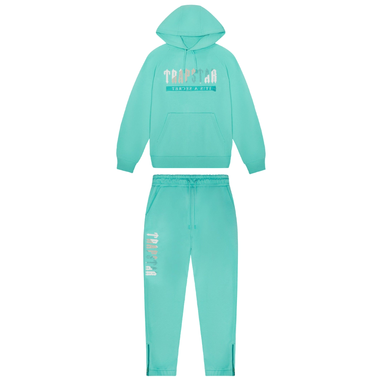 Trapstar Chenille Decoded Hoodie 2.0 Tracksuit Tiffany Blue