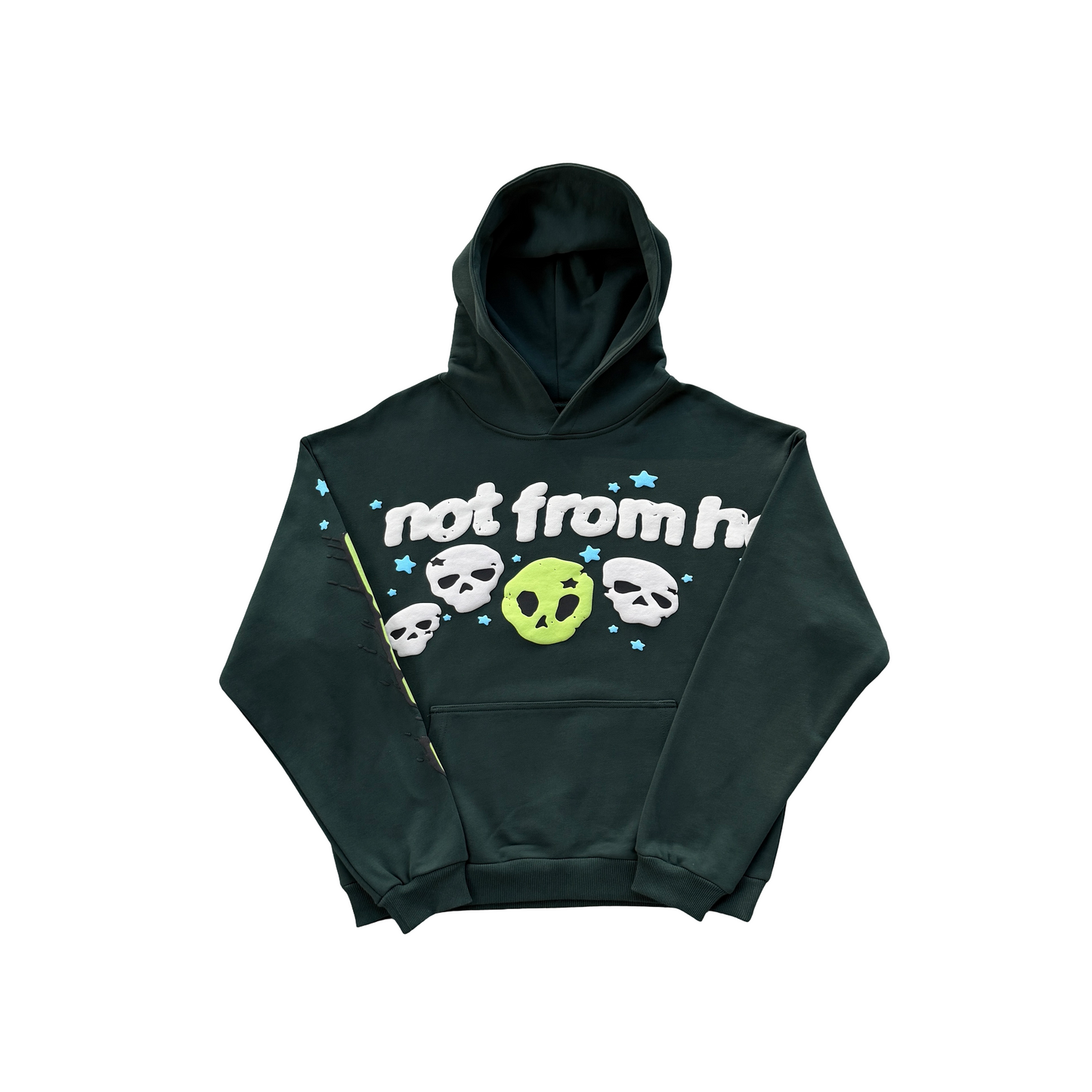 Broken Planet Not From Here Hoodie Green