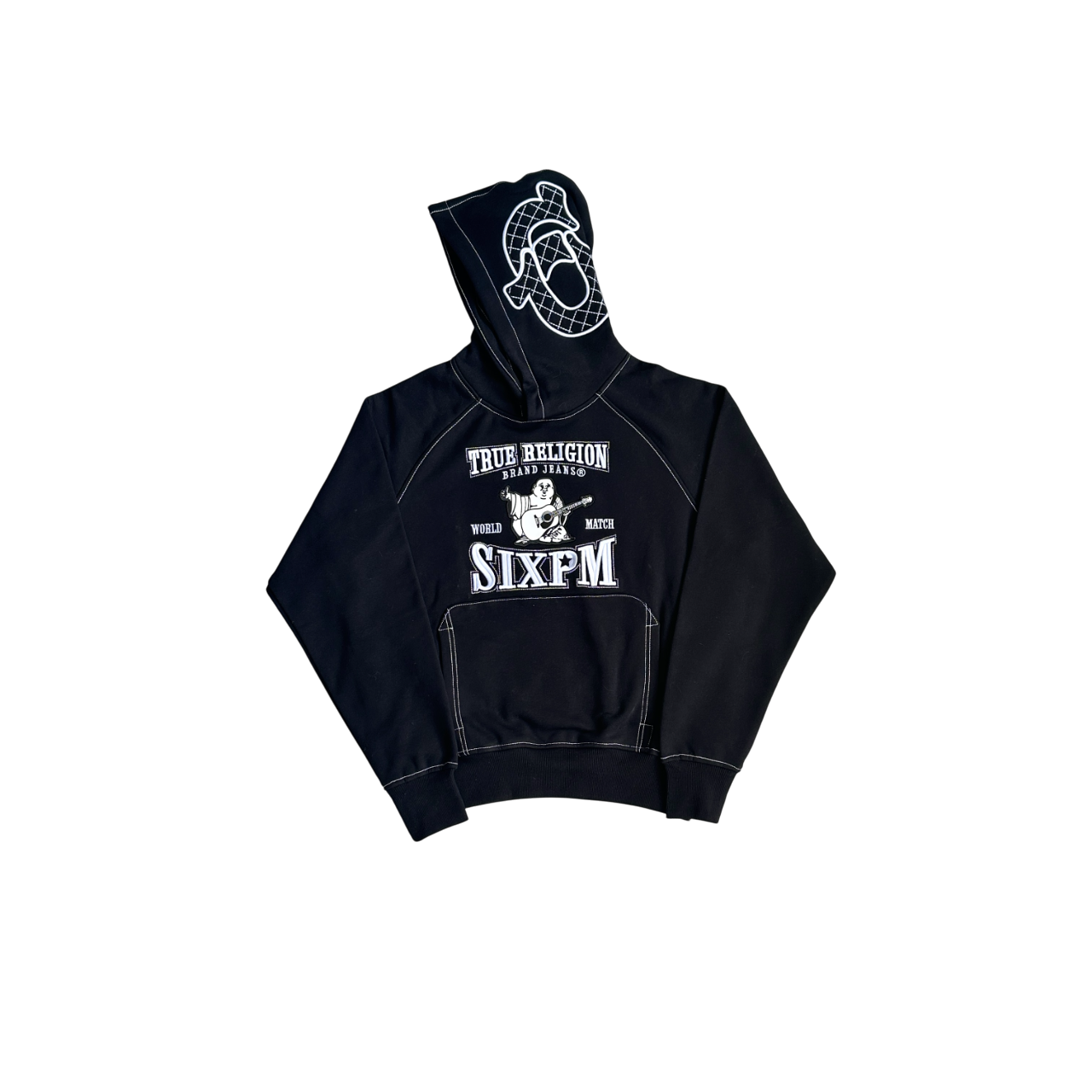 6PM x True Religion Buddha Hoodie Black