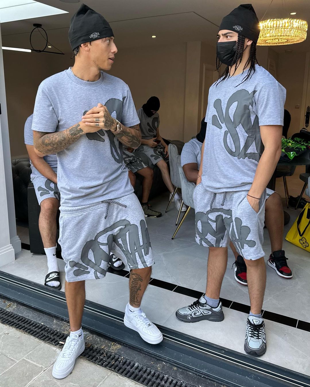Syna World Short Set Black/Grey