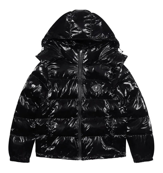 Trapstar Irongate Detachable Hooded Puffer Jacket Shiny