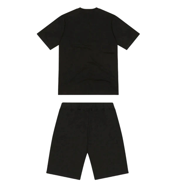 Trapstar Chenille Decoded Short Set Black/Orange