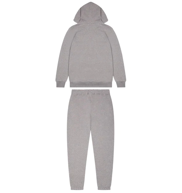 Trapstar Shooters Hoodie Tracksuit Grey/Red