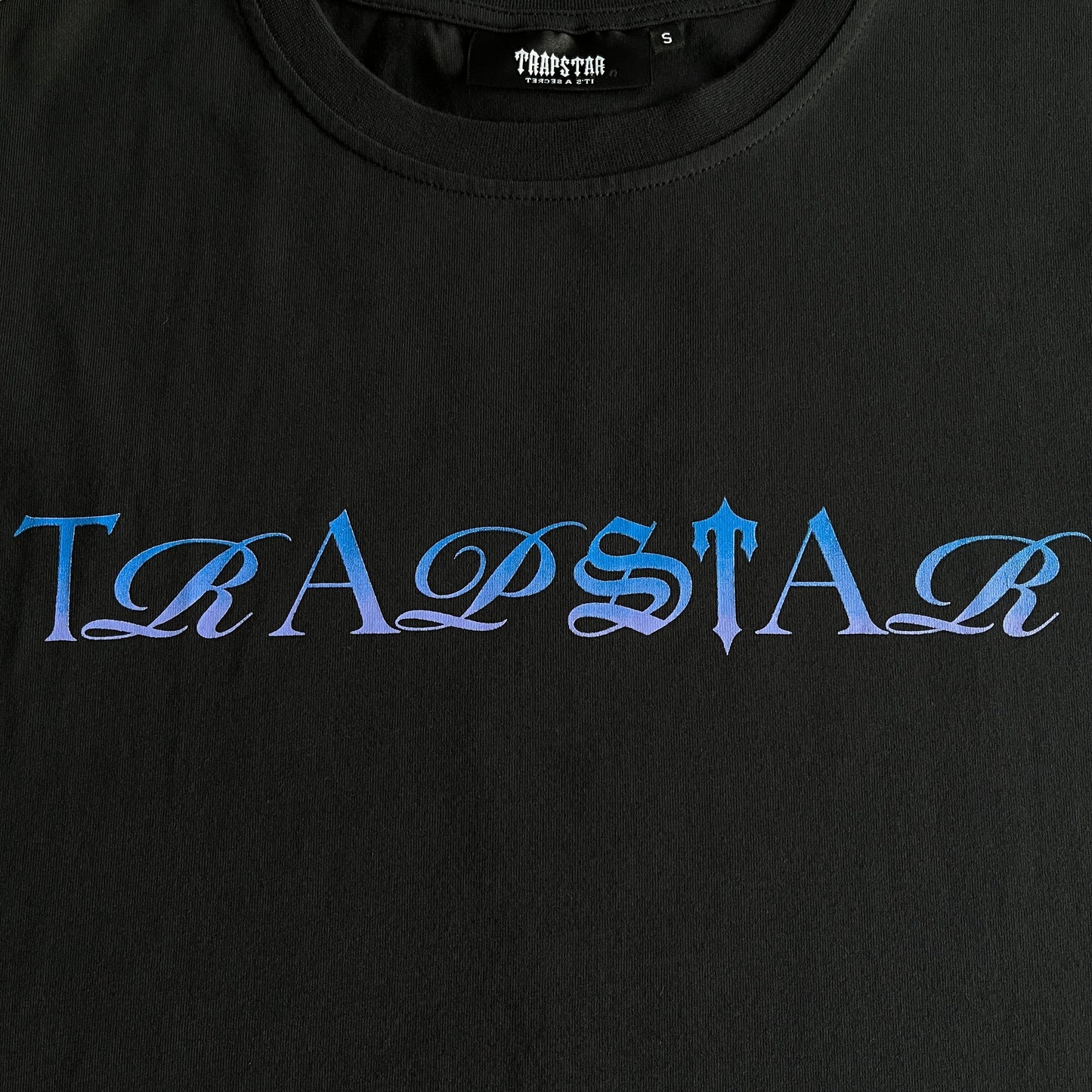 Trapstar Script Fade Tee Black