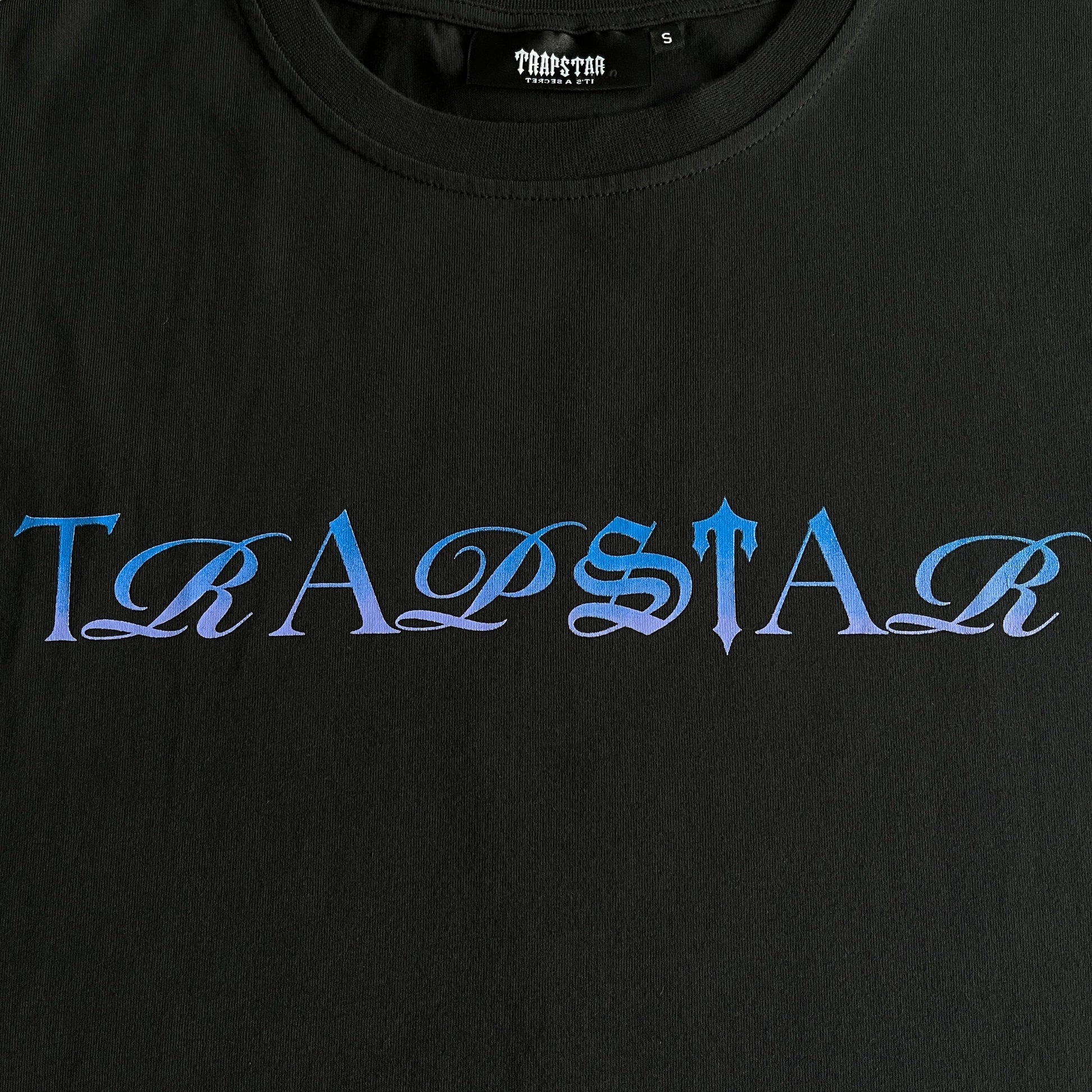 Trapstar Script Fade Tee Black