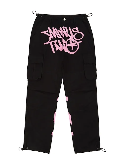 Minus Two Black Graff Cargos - (PINK)