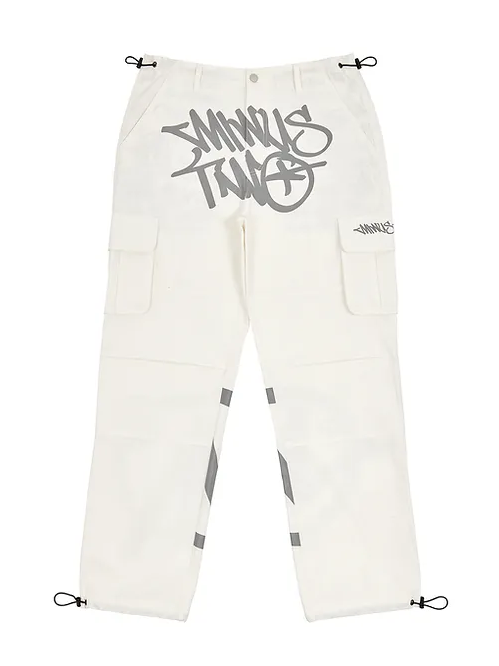Minus Two Black Graff Cargos - (WHITE)