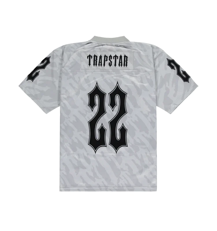 Trapstar x NFL Football Jersey Grey