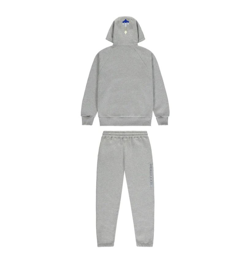 Trapstar Chenille Decoded Hoodie 2.0 Tracksuit Grey Ice Edition