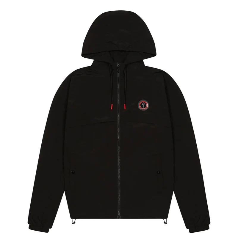 Trapstar Irongate T Windbreaker Jacket Black/Red