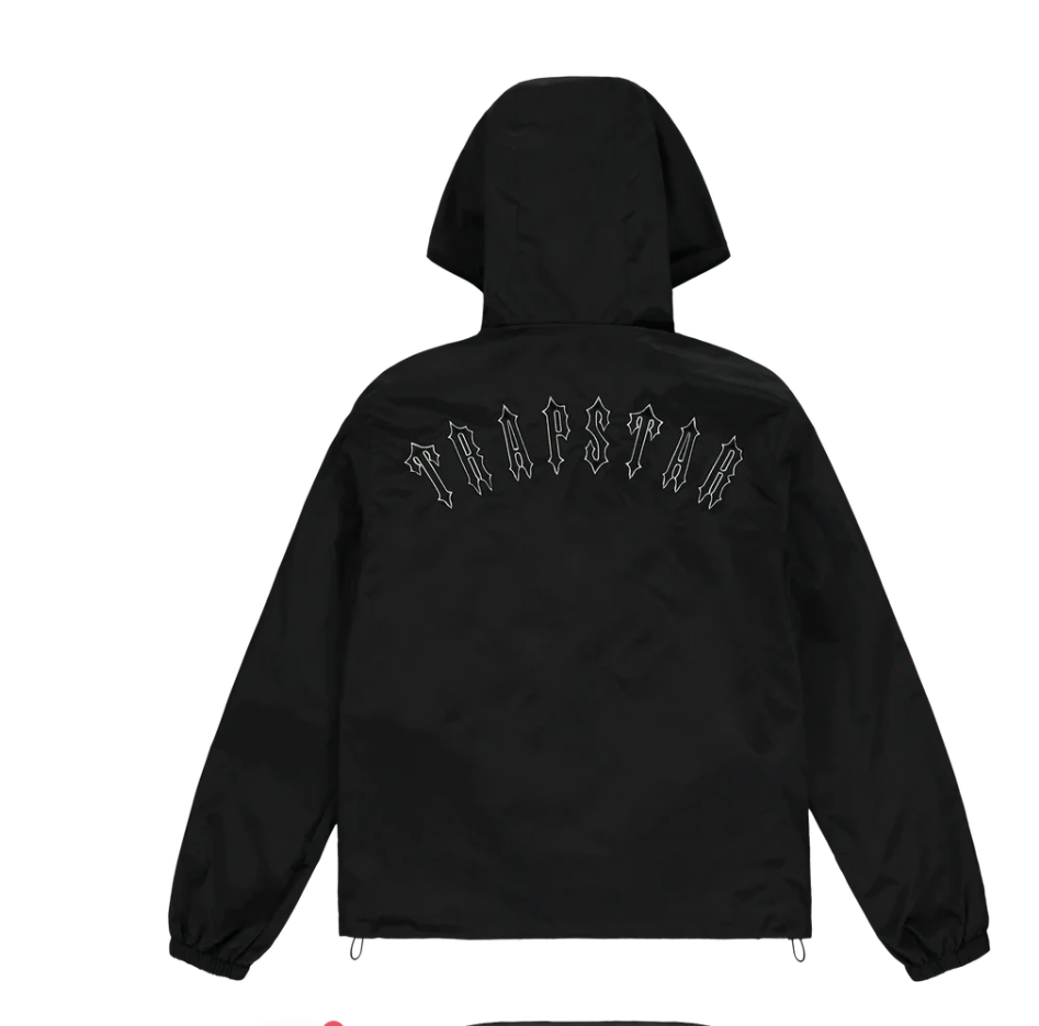 Trapstar Irongate T Windbreaker Jacket Black