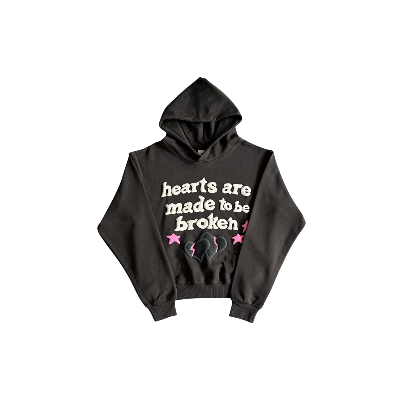 Broken Planet Hearts Are Made To Be Broken Hoodie Black