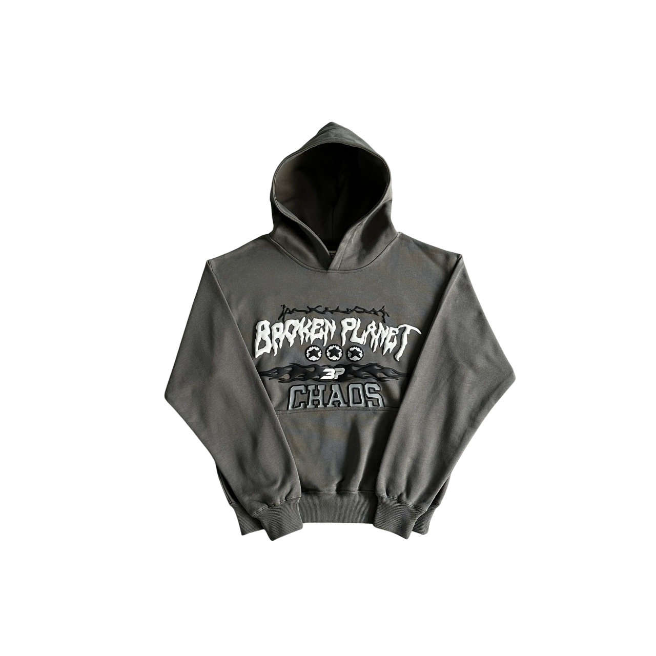 Broken Planet Chaos Hoodie Grey