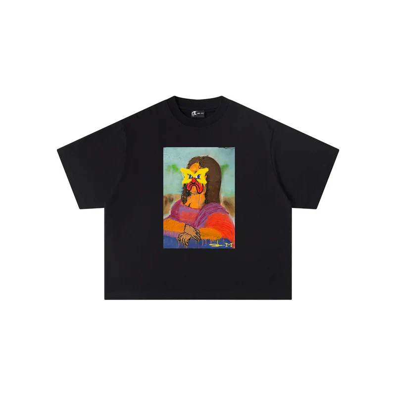 MERTRA x Slawn Mona Lisa Tee - (BLACK)