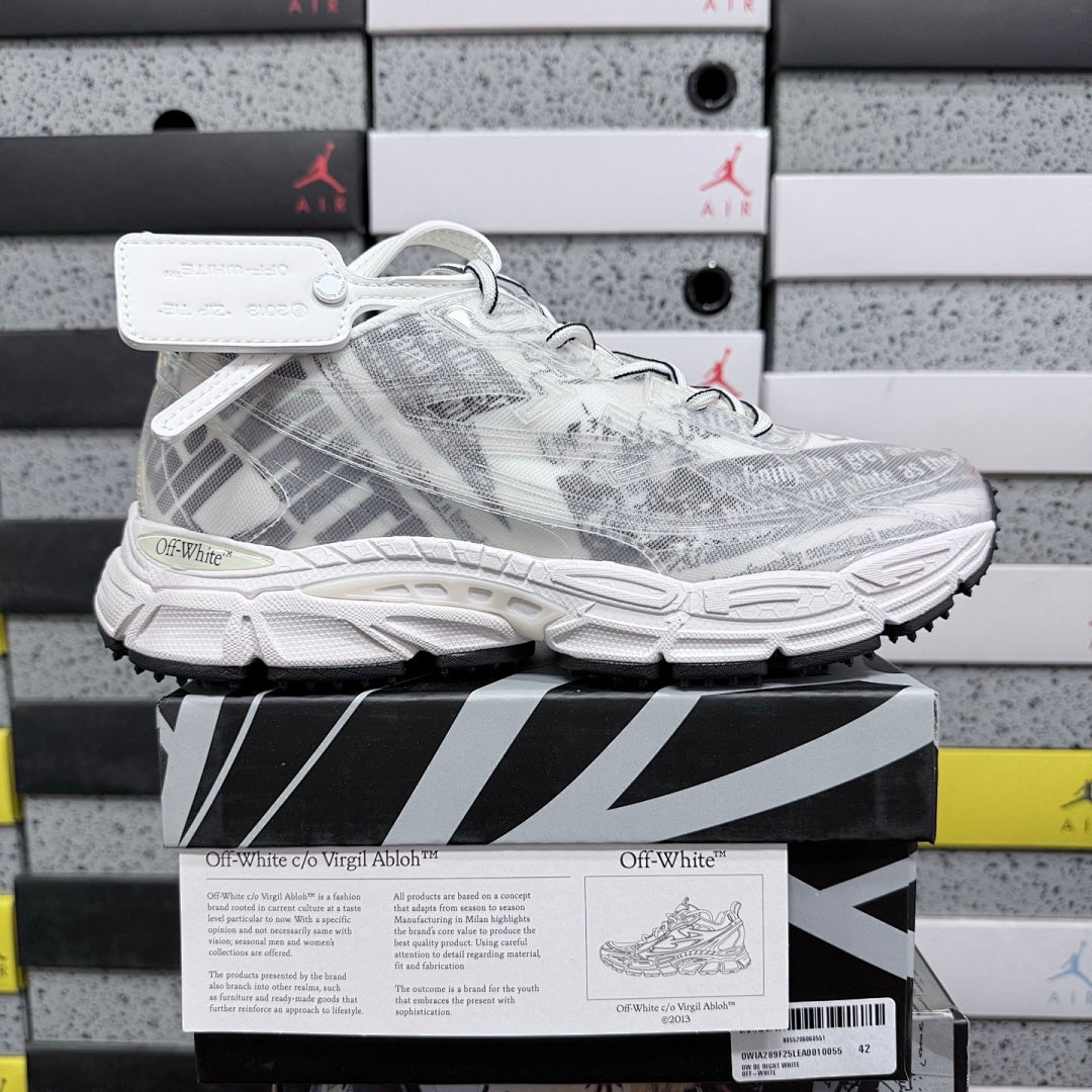 Off-White Be Right Back Grey White