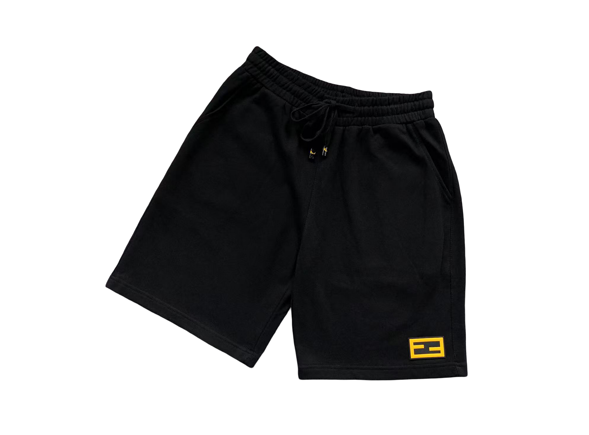 Fendi Square Shorts Black