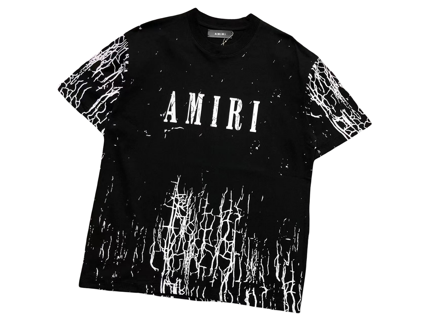 AMIRI Cracked Tee Black