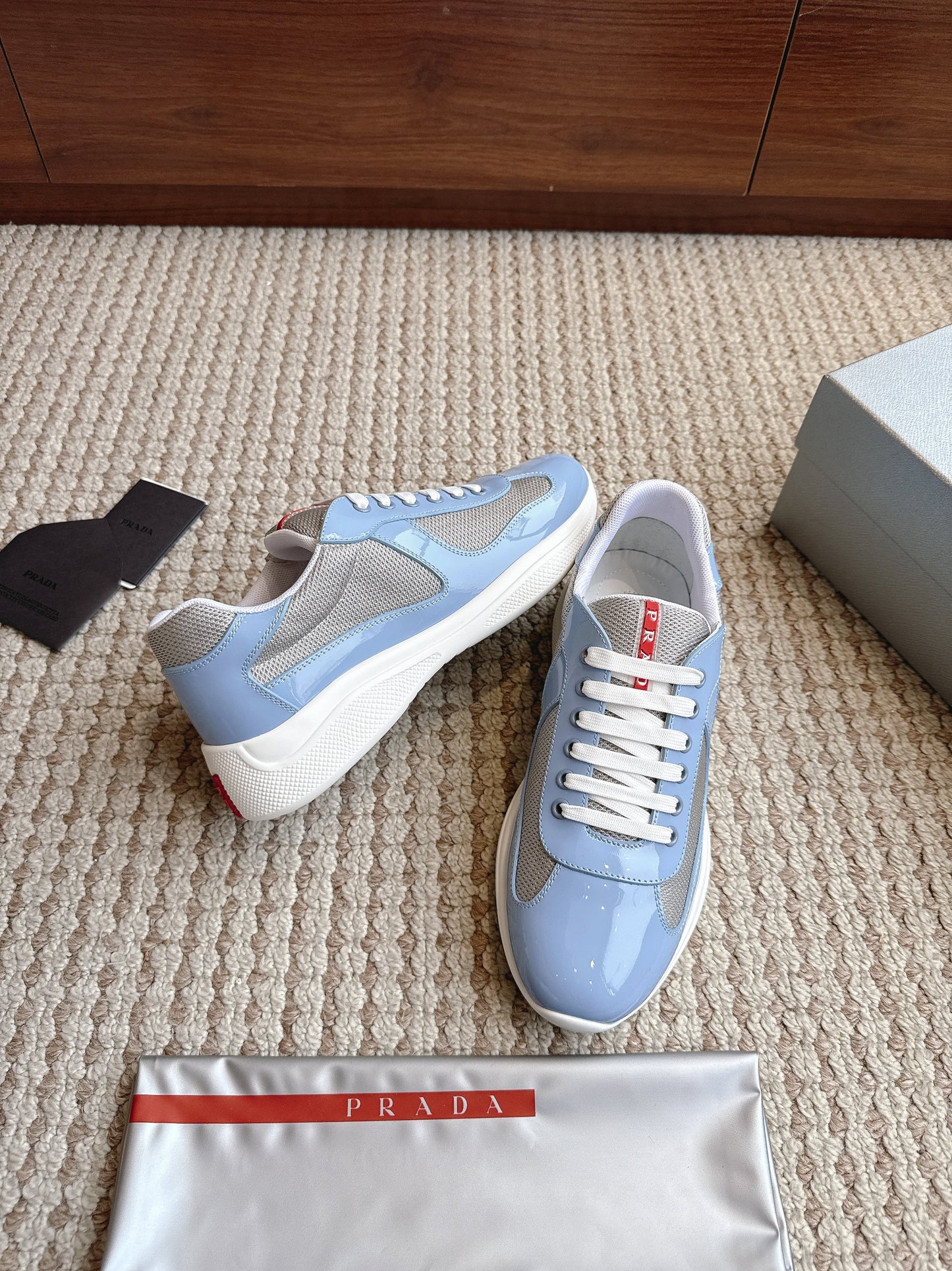 Prada America's Cup Baby Blue Grey
