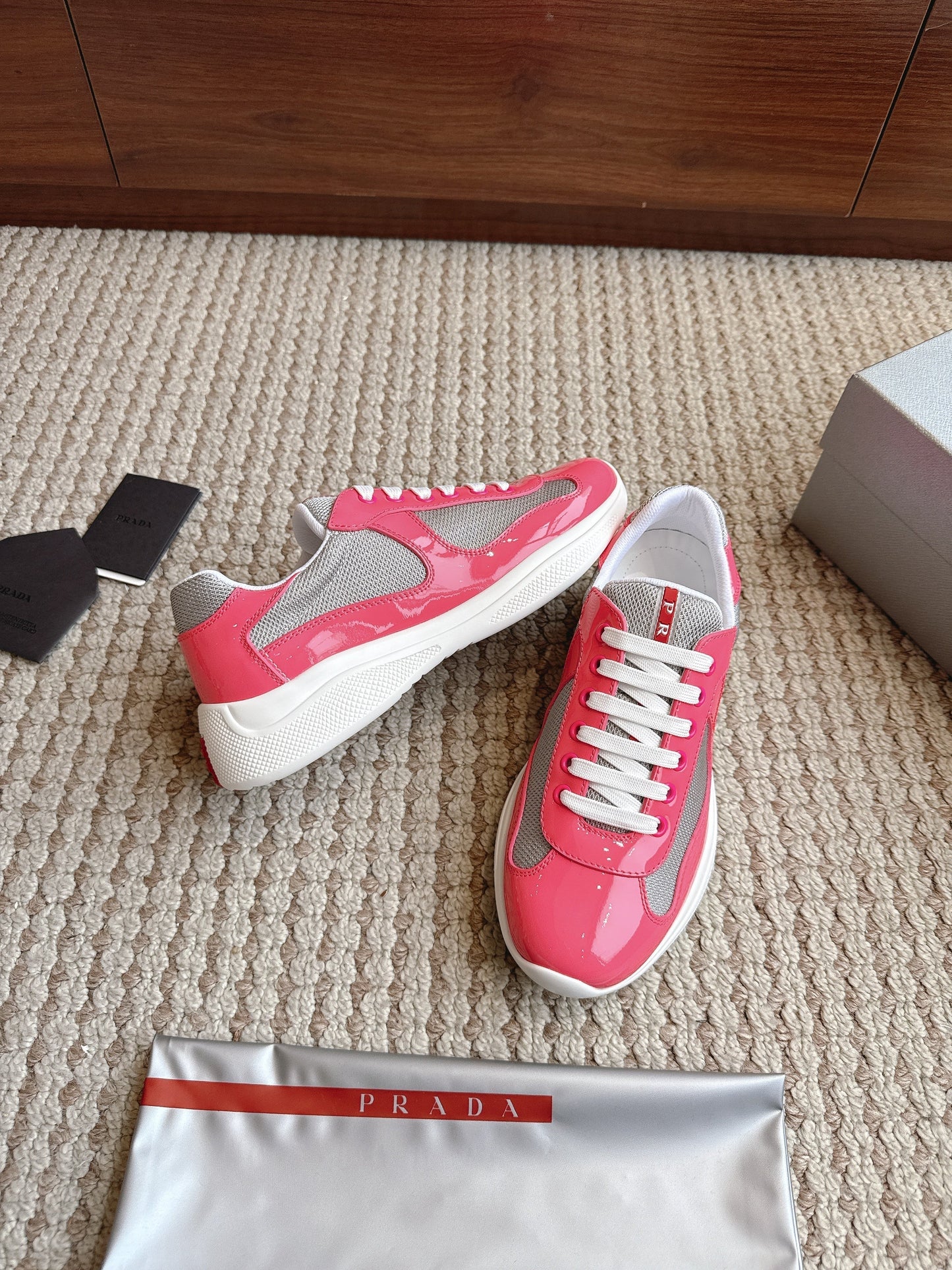 Prada America's Cup Flamingo Pink Grey