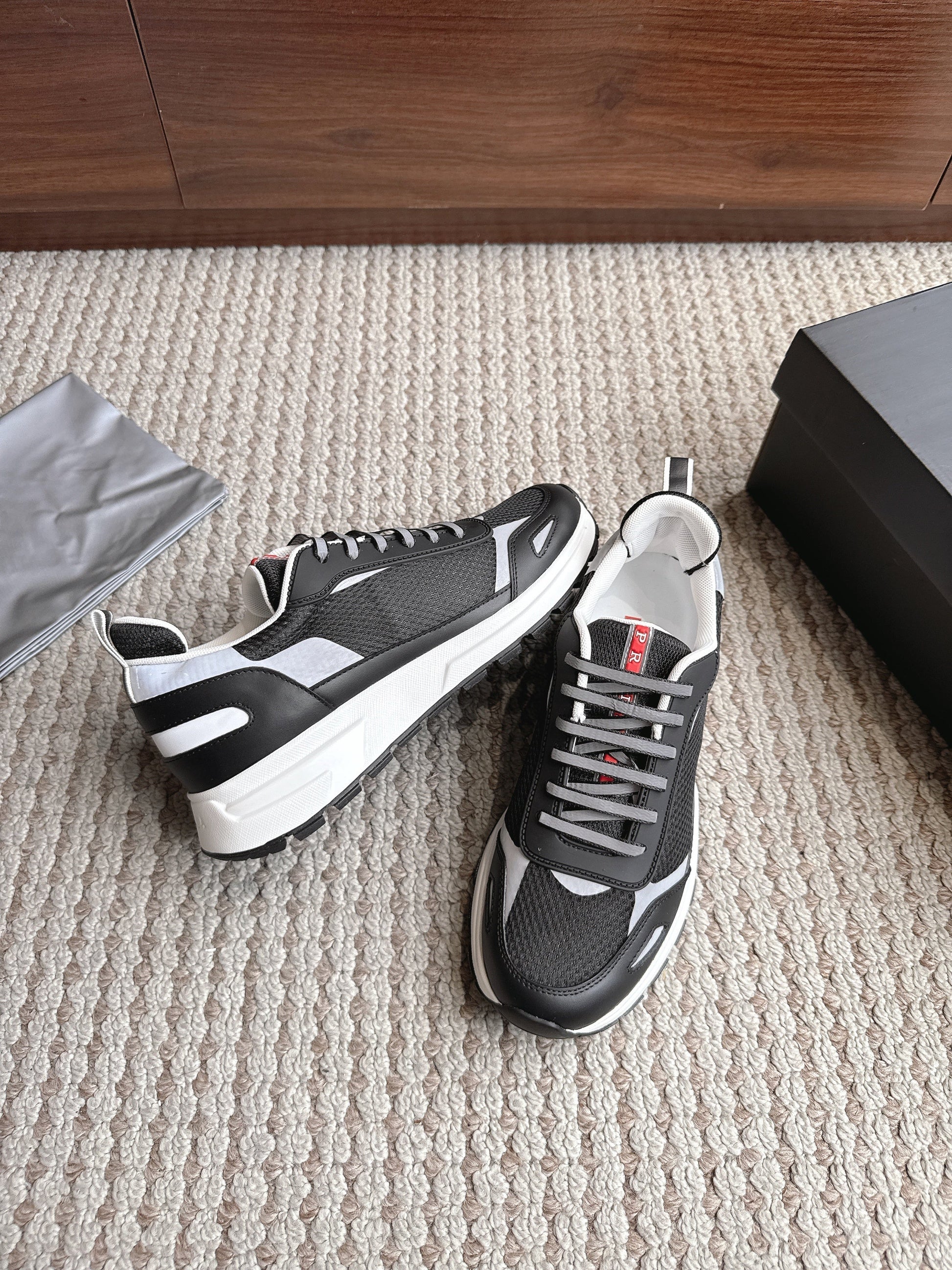Prada Platform America's Cup Black Grey