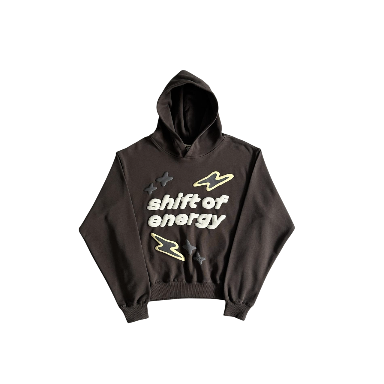 Broken Planet Shift Of Energy Hoodie Brown