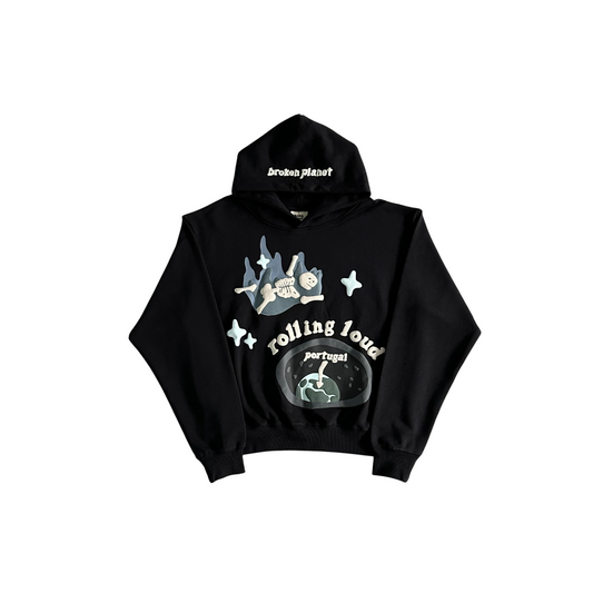 Broken Planet Rolling Loud Hoodie Black