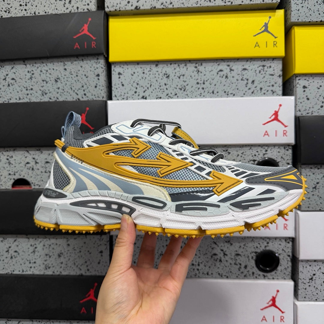 Off-White Be Right Back Grey White Yellow