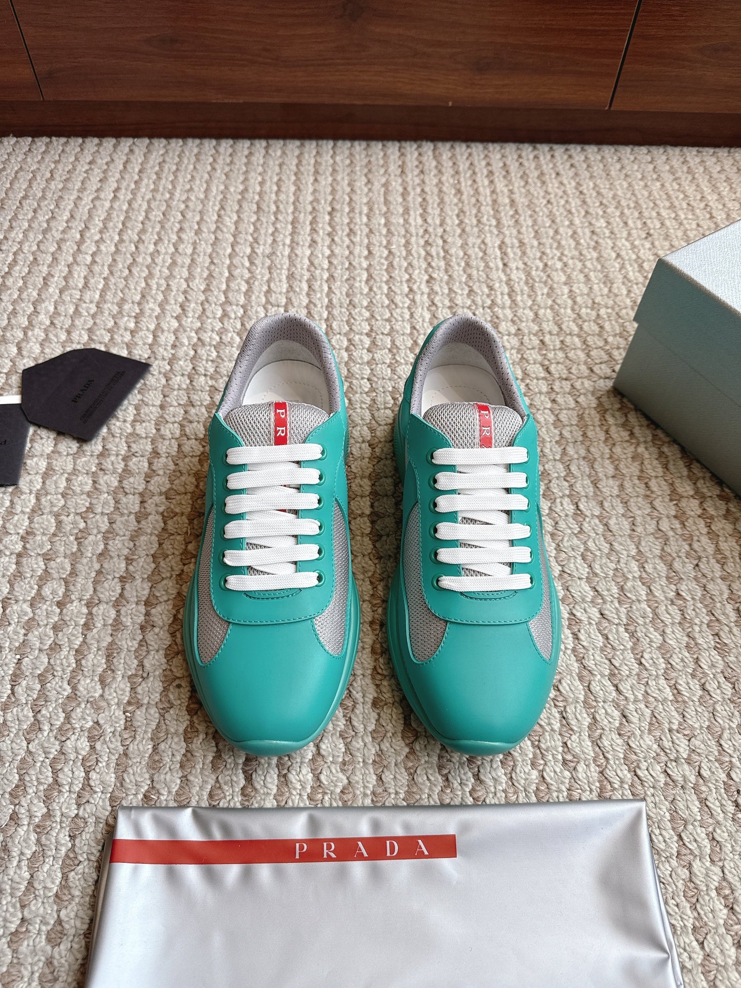 Prada America's Cup Teal Grey