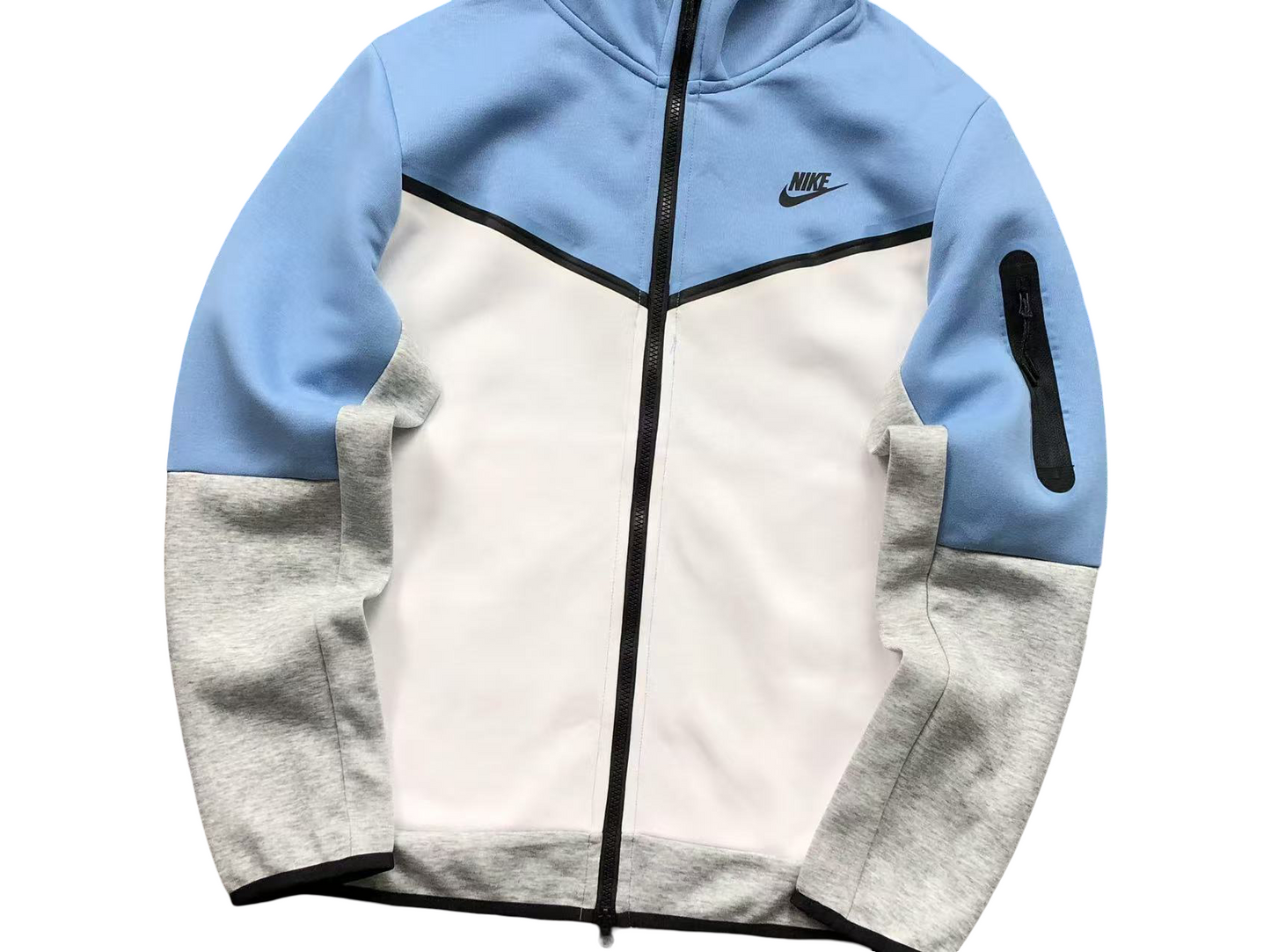 Nike Tech Fleece 2024 Zip Hoodie Blue/White
