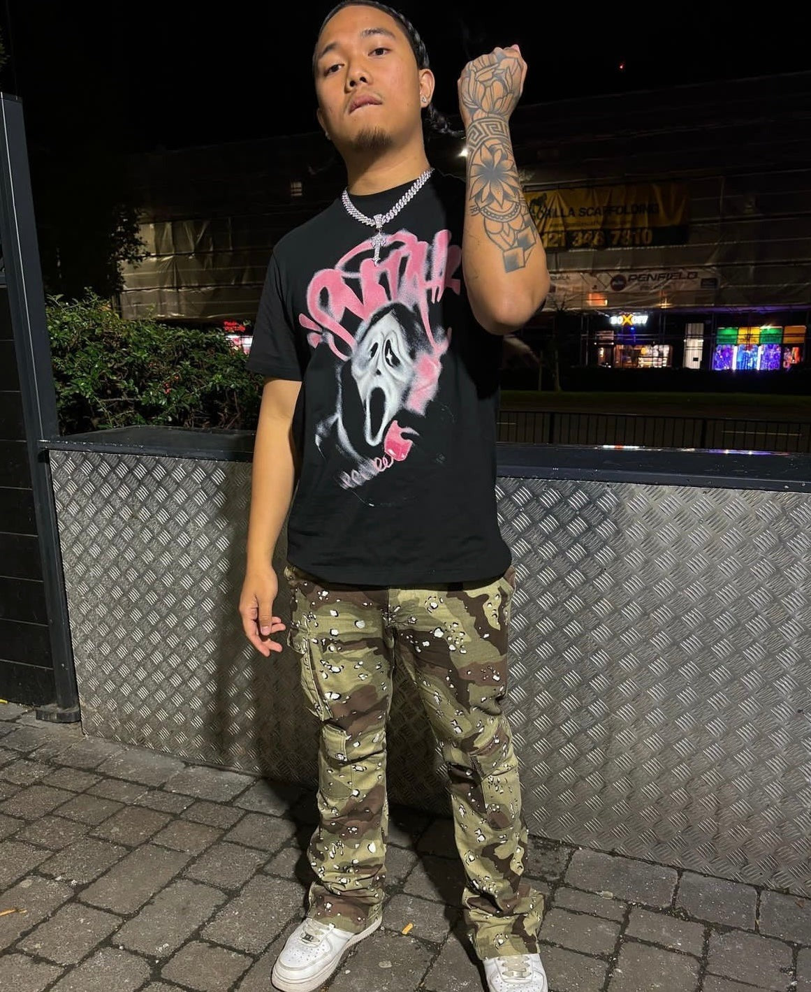 Syna World Scream Tee Black