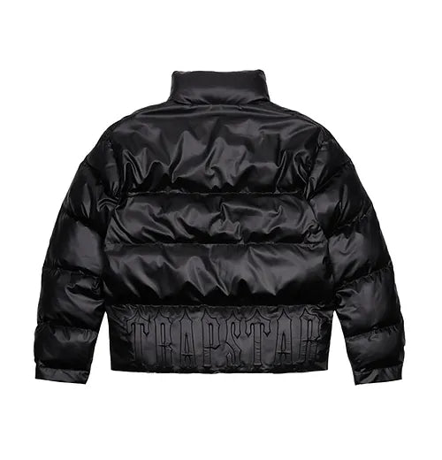 Trapstar Irongate Embossed Puffer Jacket Black