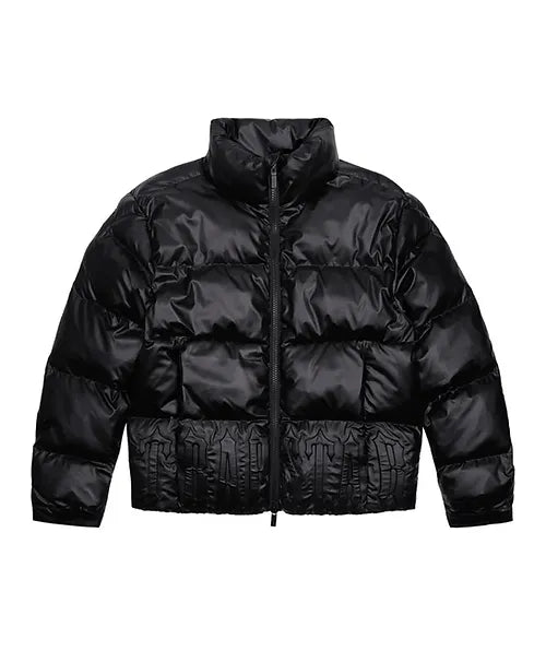 Trapstar Irongate Embossed Puffer Jacket Black