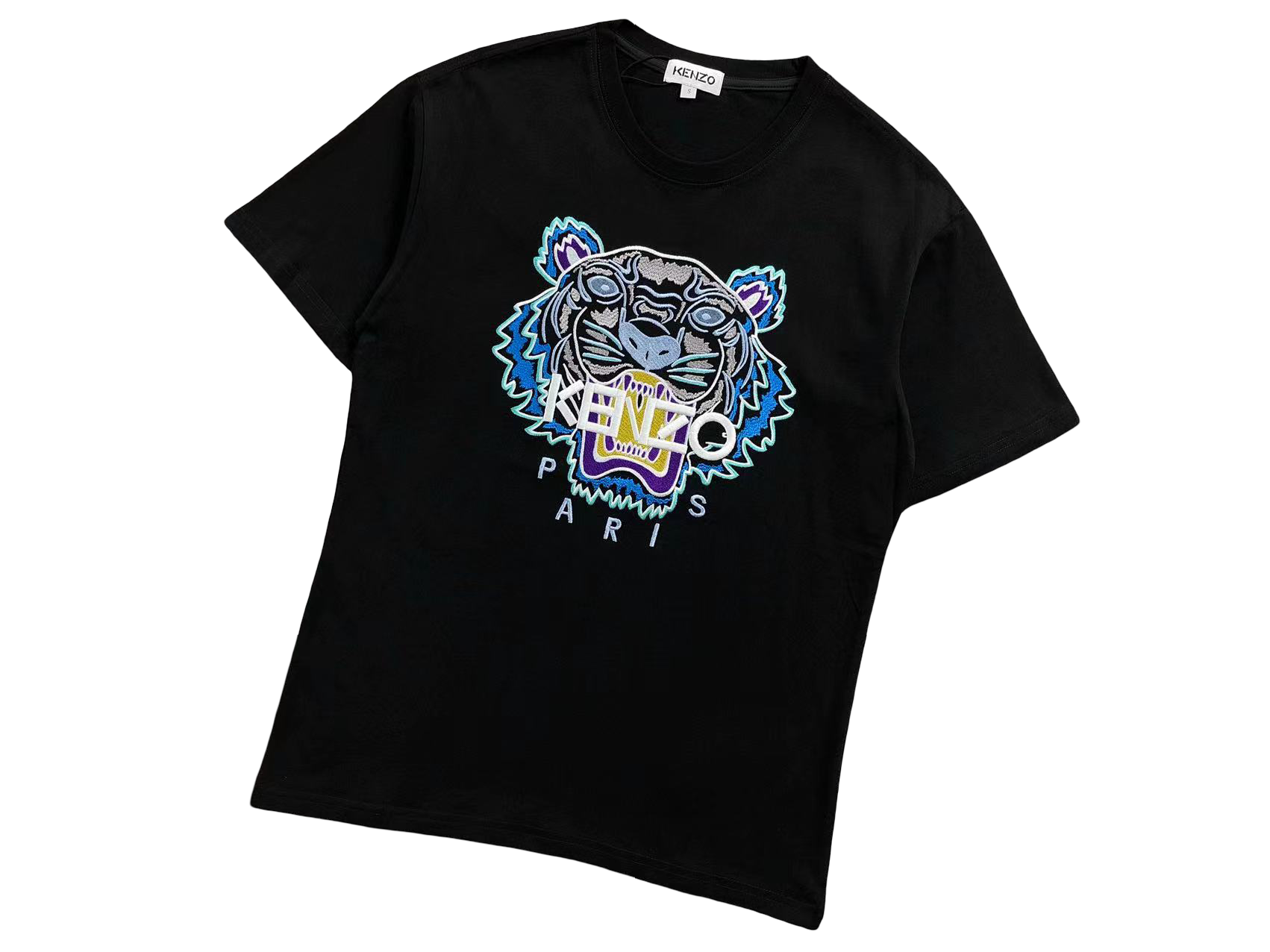 KENZO Tiger Tee Black/Blue/Purple