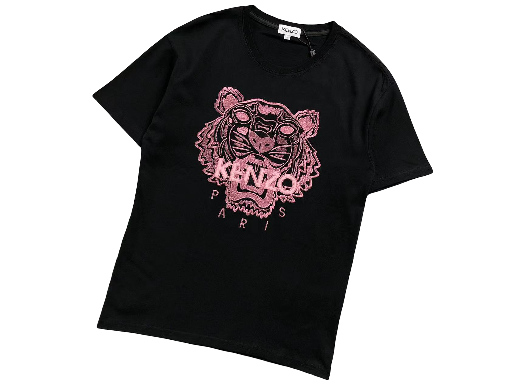 KENZO Tiger Tee Black/Pink