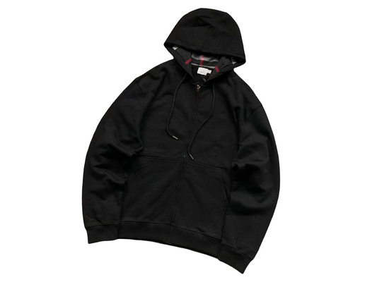 Burberry Vintage Zip Hoodie Black