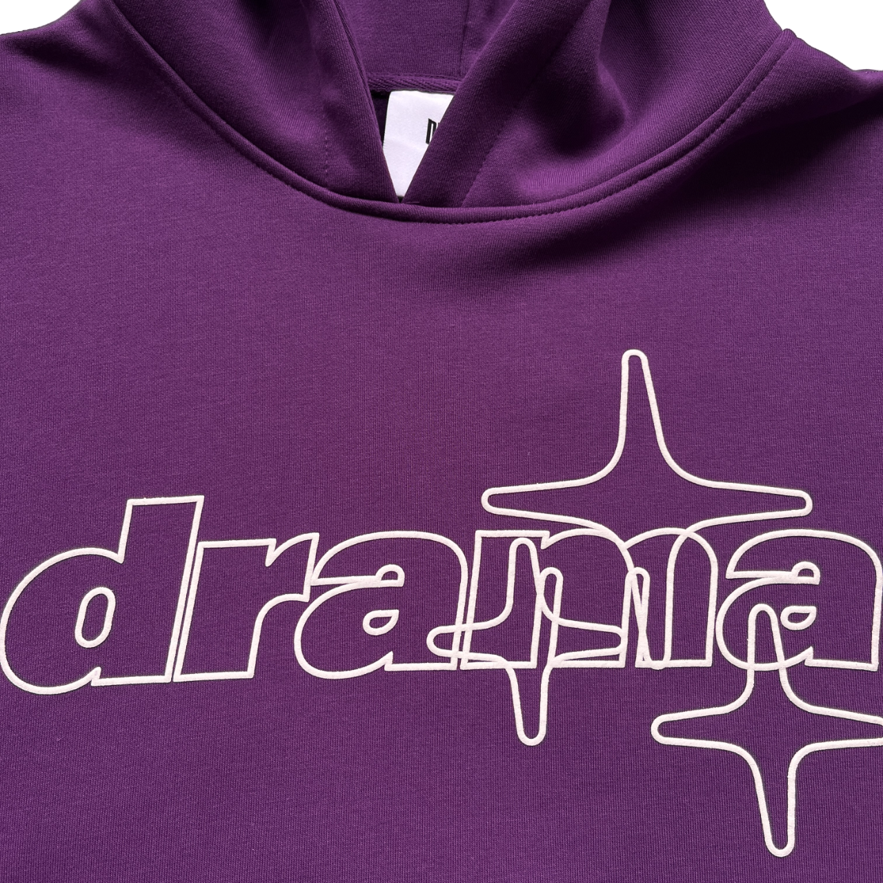 Drama Call Stars Hoodie Purple/White