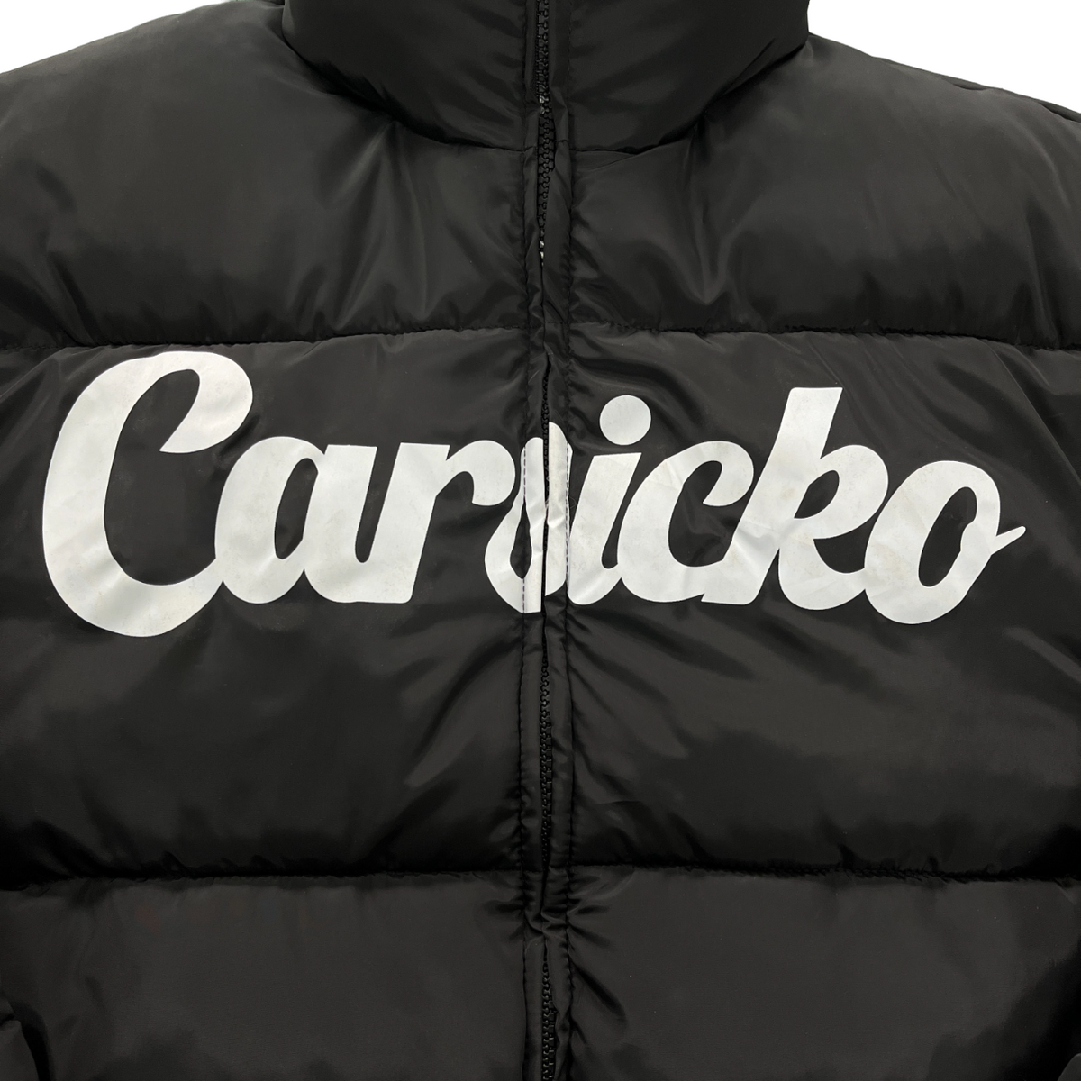 Carsicko Logo Puffer Jacket Black