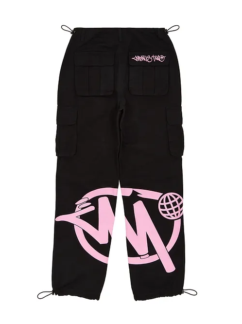 Minus Two Black Graff Cargos - (PINK)