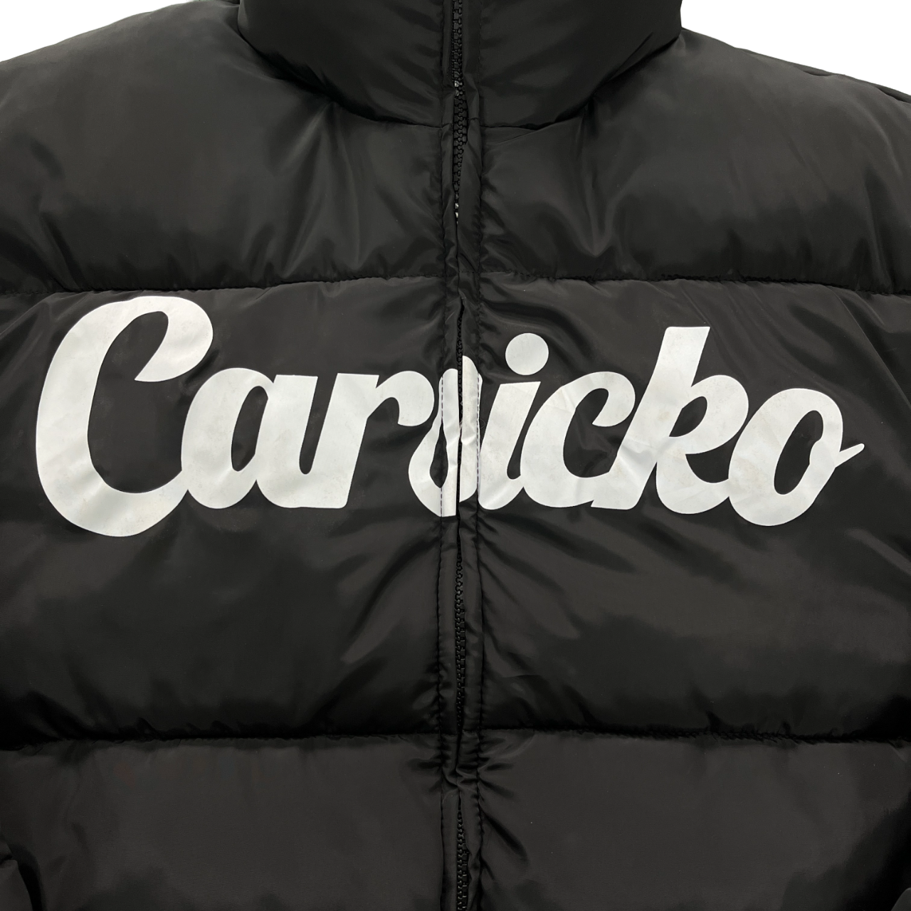 Carsicko Logo Puffer Jacket Black